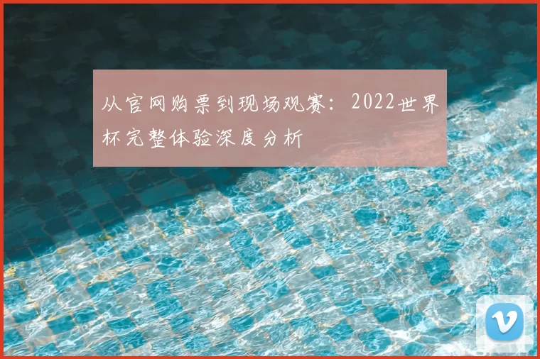 从官网购票到现场观赛：2022世界杯完整体验深度分析