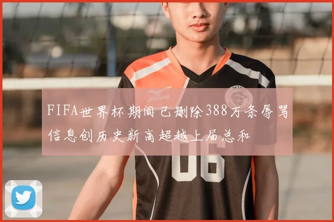 FIFA世界杯期间已删除388万条辱骂信息创历史新高超越上届总和