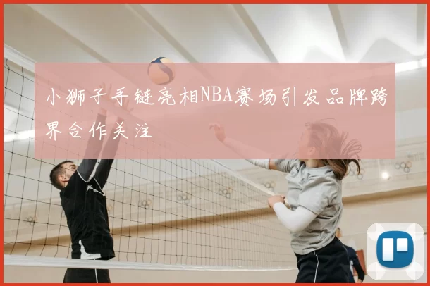 小狮子手链亮相NBA赛场引发品牌跨界合作关注