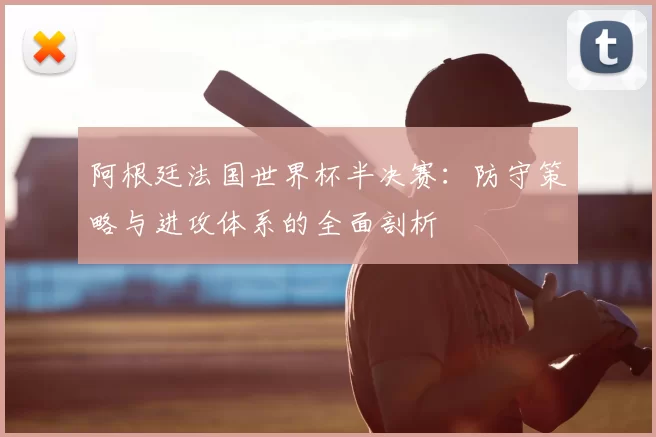 阿根廷法国世界杯半决赛：防守策略与进攻体系的全面剖析